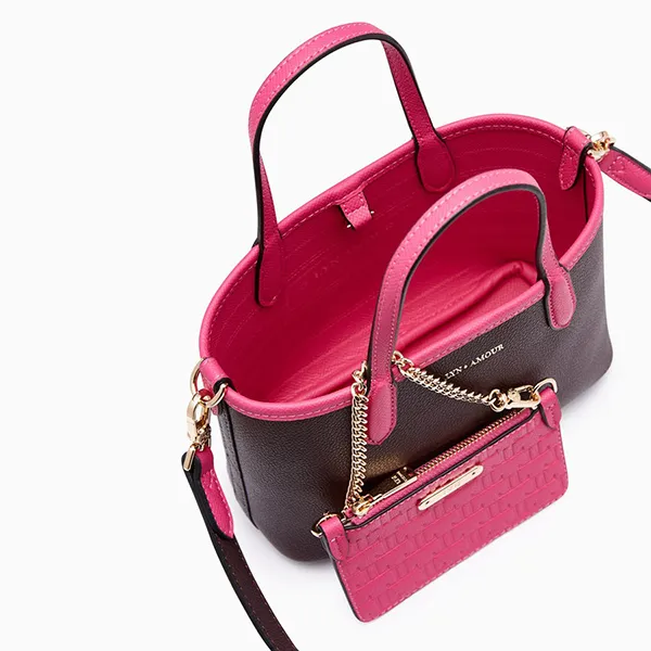 Túi Tote Nữ Lyn Ailyn Min Bag Pink Variation 2 L25FBWC011 Màu Nâu Hồng