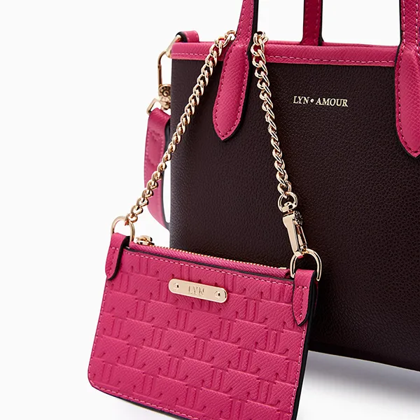 Túi Tote Nữ Lyn Ailyn Min Bag Pink Variation 2 L25FBWC011 Màu Nâu Hồng