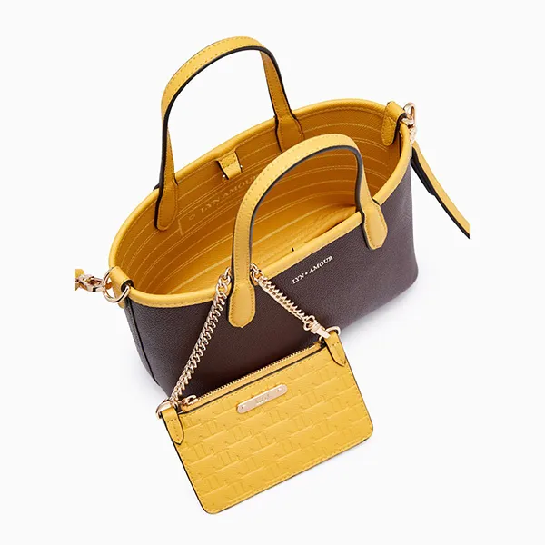 Túi Tote Nữ Lyn Ailyn Min Bag Yellow Variation 2 L25FBWC011 Màu Nâu Vàng
