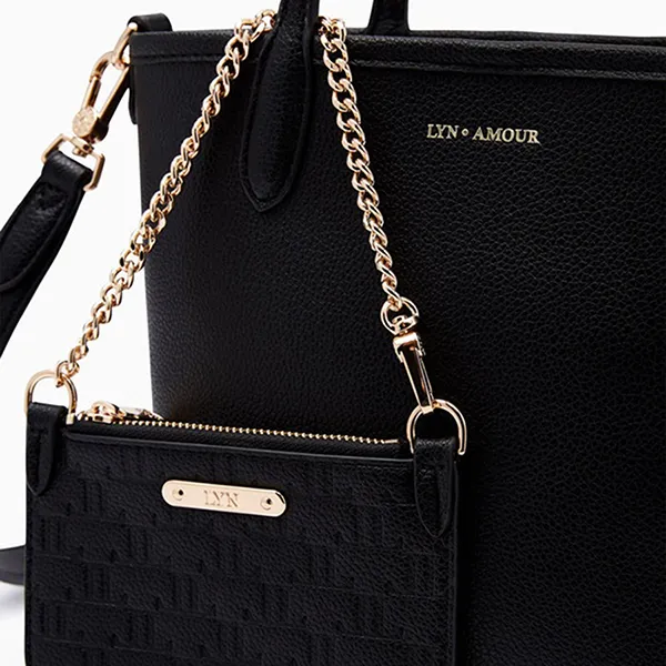Túi Tote Nữ Lyn Ailyn S Bag Black Variation 2 L25FBWC010 Màu Đen
