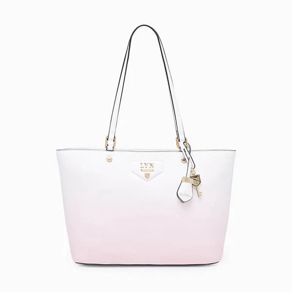 Túi Tote Nữ Lyn Carina Re-Edition L Bag Beige Variation 2 L25FBWA095 Màu Trắng Hồng