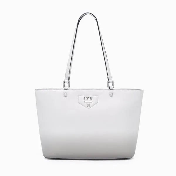 Túi Tote Nữ Lyn Carina Re-Edition L Bag Black Variation 2 L25FBWA095 Màu Đen Xám
