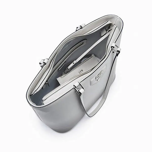 Túi Tote Nữ Lyn Carina Re-Edition L Bag Black Variation 2 L25FBWA095 Màu Đen Xám