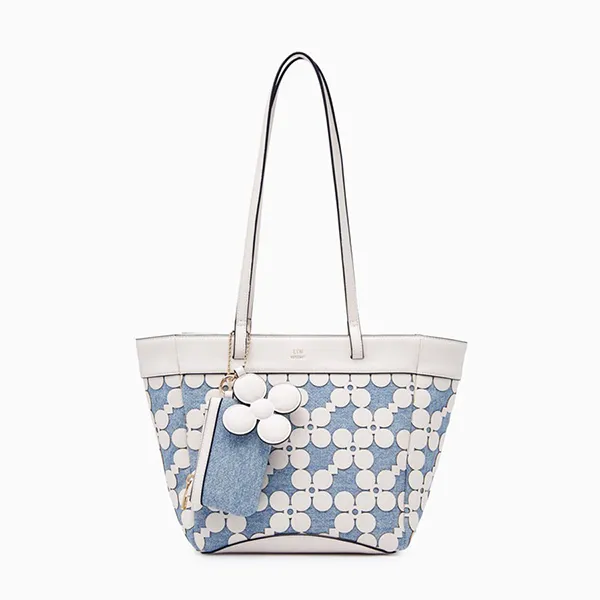 Túi Tote Nữ Lyn Corey L Bag Blue Variation 2 L25FBWB003 Màu Trắng Xanh
