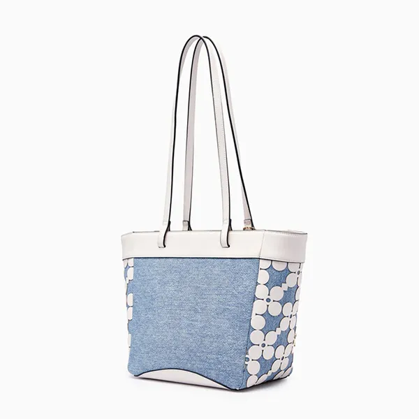 Túi Tote Nữ Lyn Corey L Bag Blue Variation 2 L25FBWB003 Màu Trắng Xanh