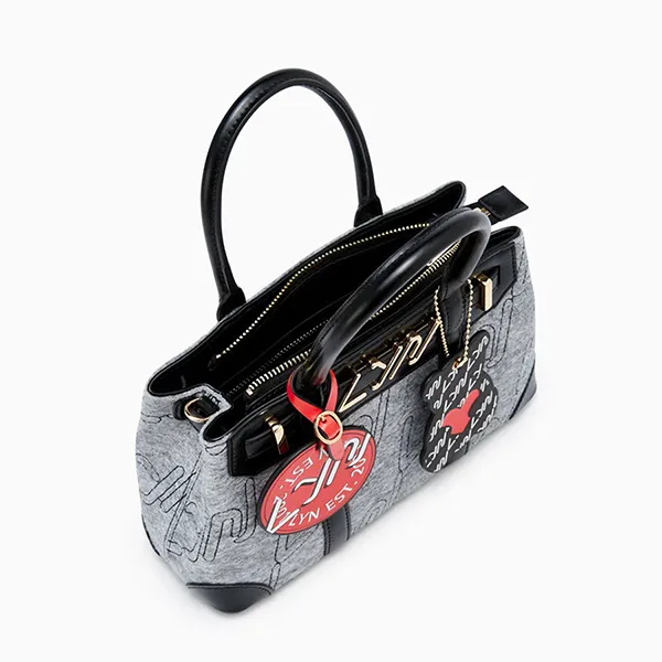 Túi Tote Nữ Lyn Glenny M Bag Grey L25FBWC029 Màu Xám