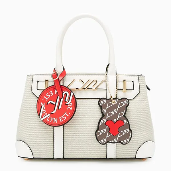 Túi Tote Nữ Lyn Glenny M Bag Off-White L25FBWC029 Màu Trắng Xám