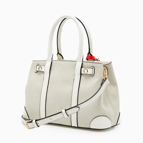 Túi Tote Nữ Lyn Glenny M Bag Off-White L25FBWC029 Màu Trắng Xám