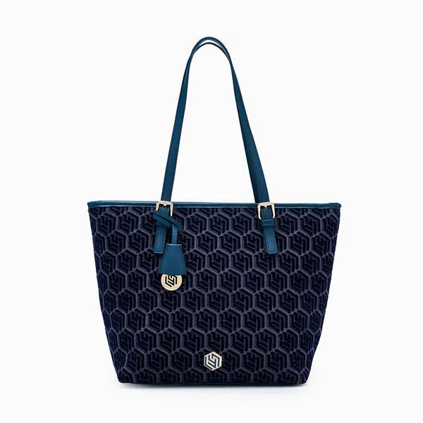 Túi Tote Nữ Lyn Marceline L Bag L26CBWA010 Màu Xanh Navy