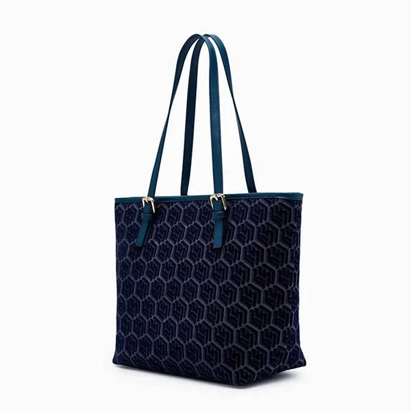 Túi Tote Nữ Lyn Marceline L Bag L26CBWA010 Màu Xanh Navy