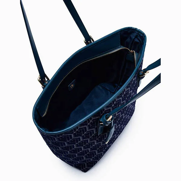 Túi Tote Nữ Lyn Marceline L Bag L26CBWA010 Màu Xanh Navy
