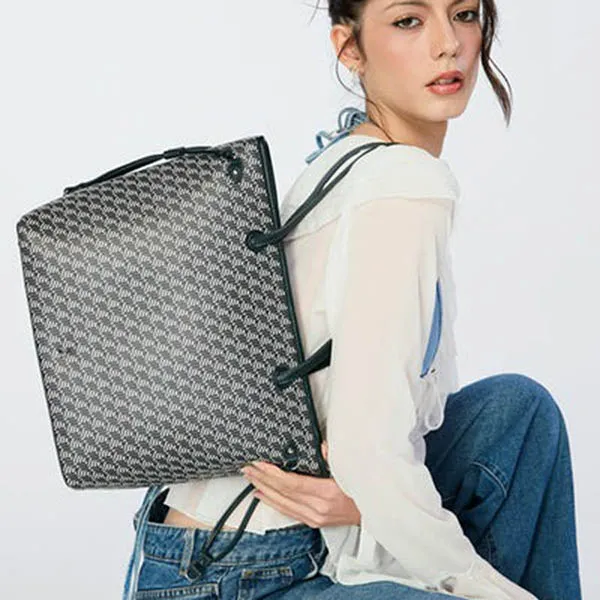 Túi Tote Nữ Lyn Milton Infinite L Bag Dark Green L25FBWA031 Màu Xanh Đen