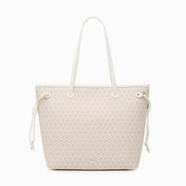Túi Tote Nữ Lyn Milton Infinite L Bag Ivory L25FBWA031 Màu Trắng Họa Tiết