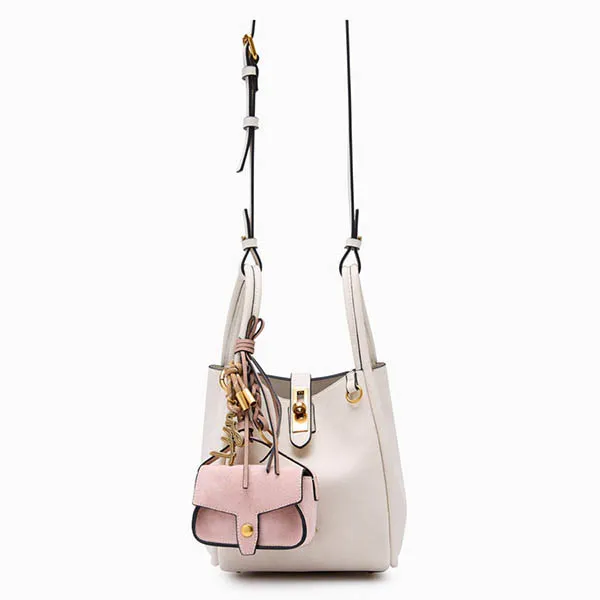 Túi Tote Nữ Lyn Moria M Bag Ivory L25FBWA024 Màu Trắng Ngà