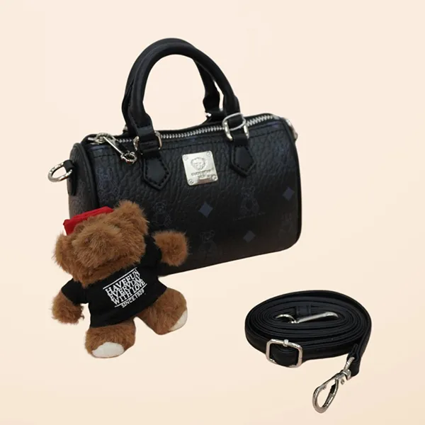 Túi Trống Nữ Guoo Bear GU1210-49250 Màu Đen