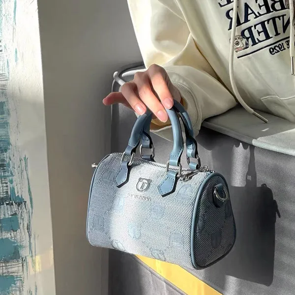 Túi Trống Nữ Guoo Bear GU1212-37910 Màu Xanh Dương