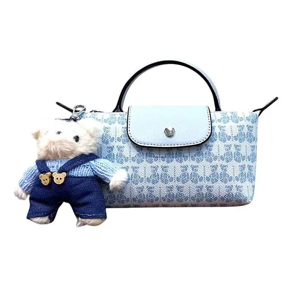 Túi Xách Tay Nữ Guoo Bear GU1159-89240 Màu Xanh Dương Size S