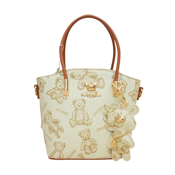 Túi Xách Tay Nữ Guoo Bear GU8024-2910 Màu Trắng
