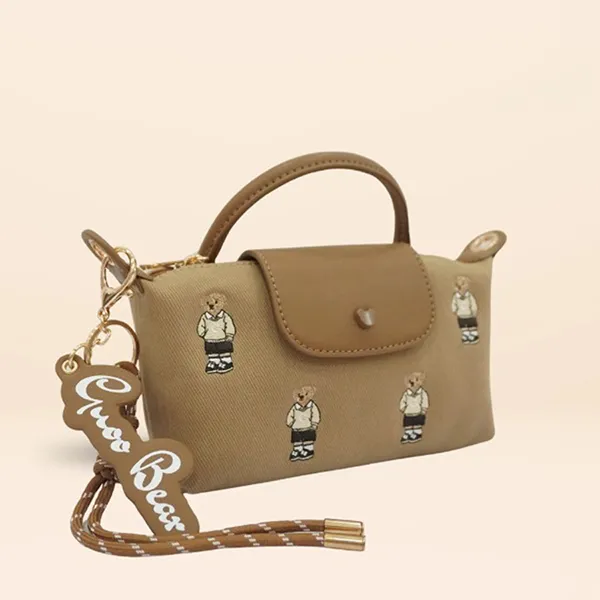 Túi Xách Tay Nữ Guoo Bear GU1329-10030 Màu Nâu