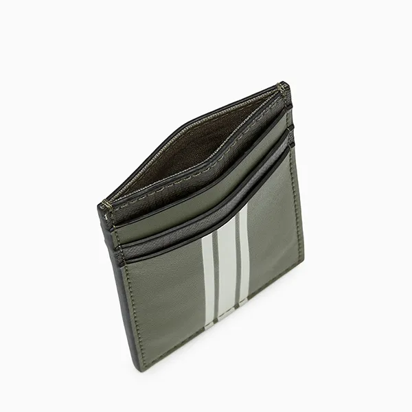 Ví Đựng Thẻ Lyn Link Card Case Wallet - Dark Green LL25FWM653 Màu Xanh Green