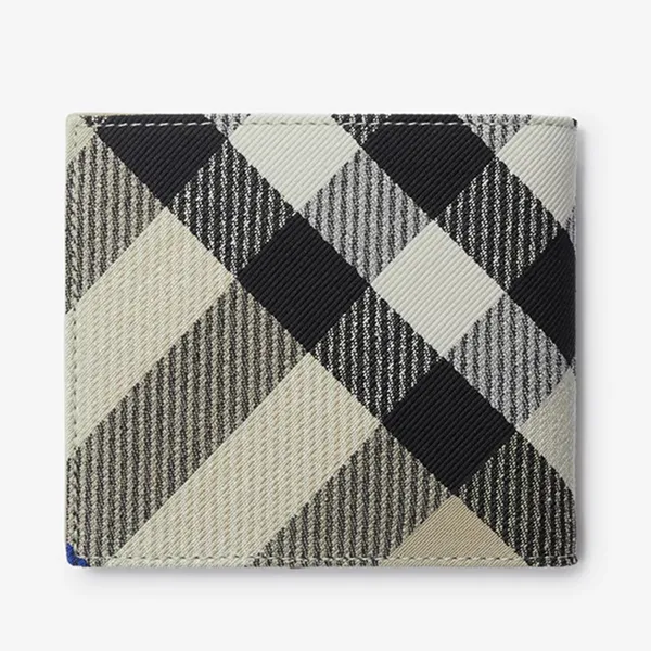 Ví Nam Burberry Check Bifold Wallet 80895301 Màu Beige