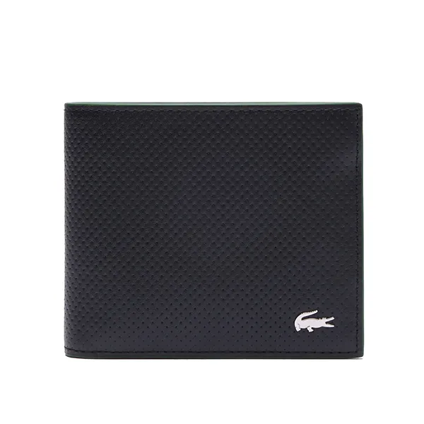 Ví Nam Lacoste Medium Rfid Protect Coin Purse NH4573FW N19 Màu Đen