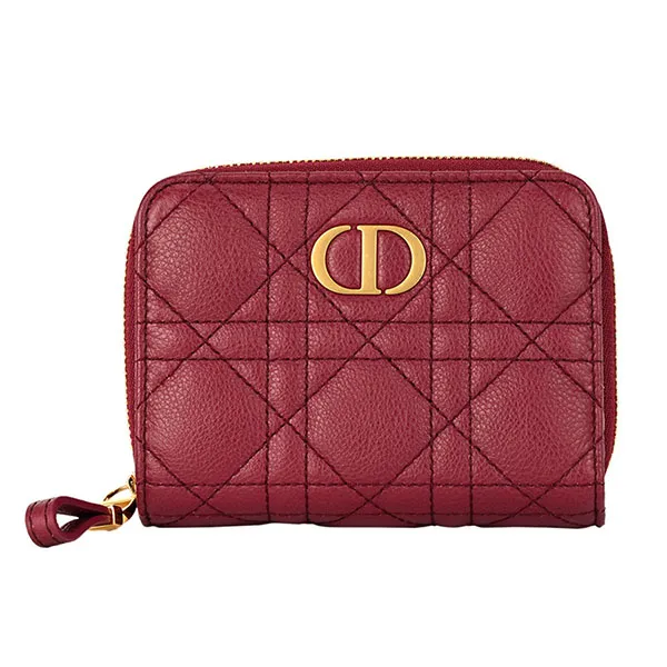 Ví Nữ Christian Dior Caro Medium Wallet Màu Đỏ