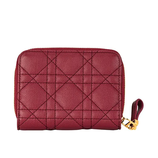 Ví Nữ Christian Dior Caro Medium Wallet Màu Đỏ
