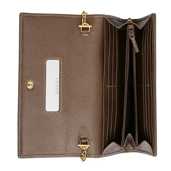 Ví Nữ Gucci Ophidia Chain 546592 96IWS8745 Màu Xám