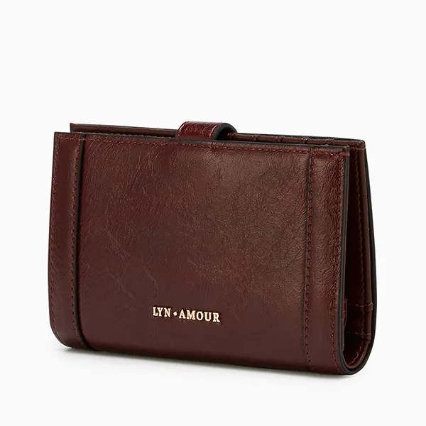 Ví Nữ Lyn Cora Short Wallet - Dark Red L25FWWB009 Màu Đỏ Đậm
