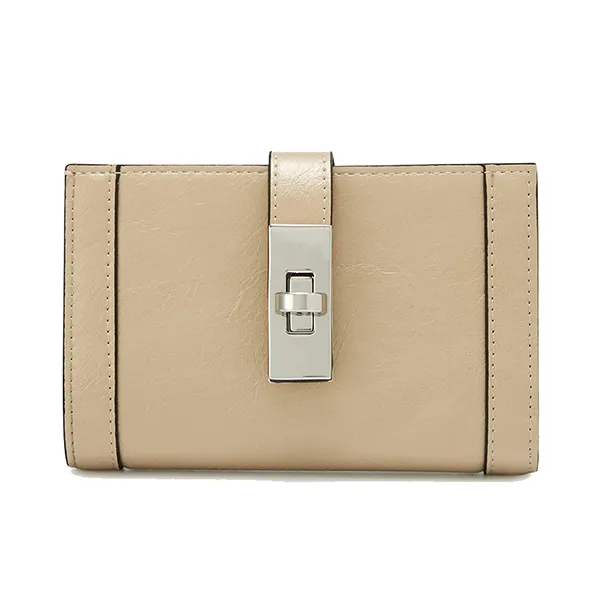 Ví Nữ Lyn Cora Short Wallet - Light Beige L25FWWB009 Màu Be Nhạt