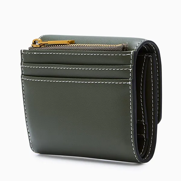 Ví Nữ Lyn Moria Tri Fold Wallet - Dark Green L25FWWA007 Màu Xanh Green