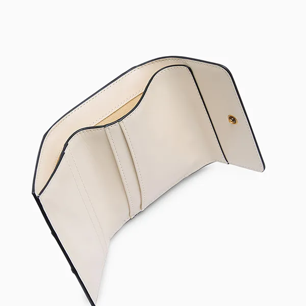 Ví Nữ Lyn Moria Tri Fold Wallet - Ivory L25FWWA007 Màu Trắng Kem