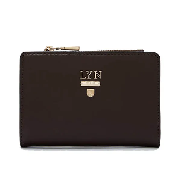 Ví Nữ Lyn Re-Edit Semi Wallet - Dark Brown L25FWWA041 Màu Nâu Đậm