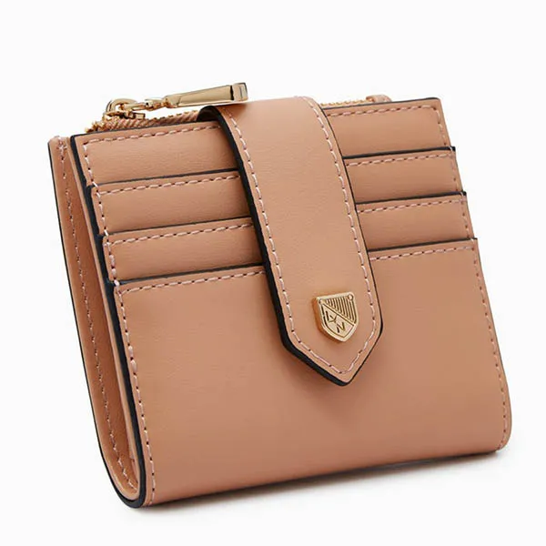 Ví Nữ Lyn Re-Edit Slim Card Short Wallet - Light Beige L25FWWA042 Màu Be