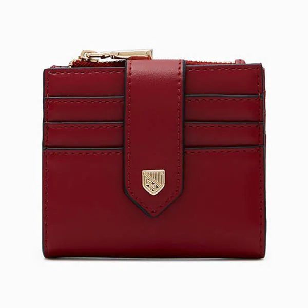 Ví Nữ Lyn Re-Edit Slim Card Short Wallet - Red L25FWWA042 Màu Đỏ