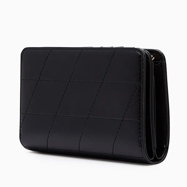 Ví Nữ Lyn Thunder Semi Wallet - Black LL25FWS016 Màu Đen