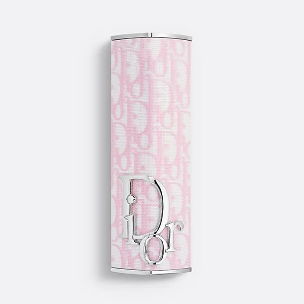 Vỏ Son Dior Addict Lipstick Fashion Case Pink Oblique Màu Hồng Họa Tiết