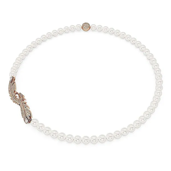 Vòng Cổ Nữ Swarovski All Ard Cry/Ros 5669221 Màu Trắng