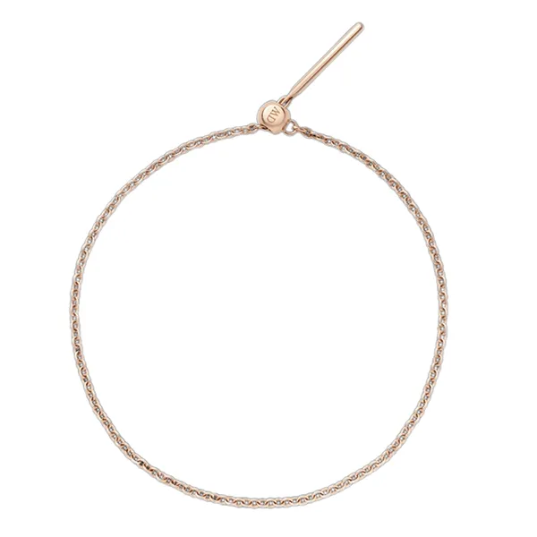 Vòng Đeo Tay Daniel Wellington Charms Chain Bracelet RG Màu Vàng Hồng 185mm