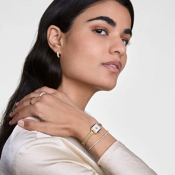 Vòng Đeo Tay Daniel Wellington Classic Tennis DW00400388 Màu Vàng