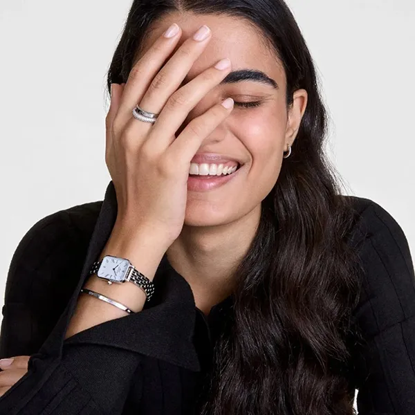 Vòng Đeo Tay Daniel Wellington DW00400530 Classic Lumine Bracelet S Large L Màu Bạc Size 185mm