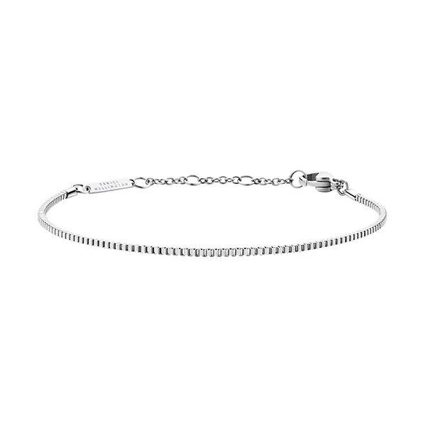 Vòng Đeo Tay Daniel Wellington Elan Box Chain Bracelet S DW00400549 Màu Bạc