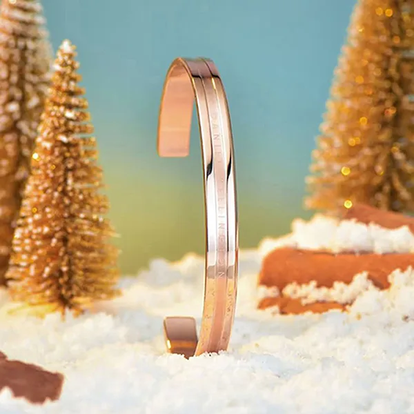 Vòng Đeo Tay Daniel Wellington Elan Bracelet L DW00400141 Màu Vàng Hồng Size 185m
