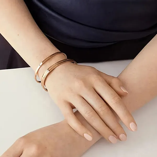 Vòng Đeo Tay Daniel Wellington Elan Bracelet L DW00400141 Màu Vàng Hồng Size 185m
