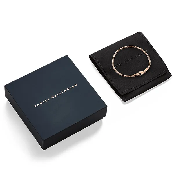 Vòng Đeo Tay Daniel Wellington Mesh Melrose Bracelet RG DW00400672 Màu Vàng Hồng Size 175mm