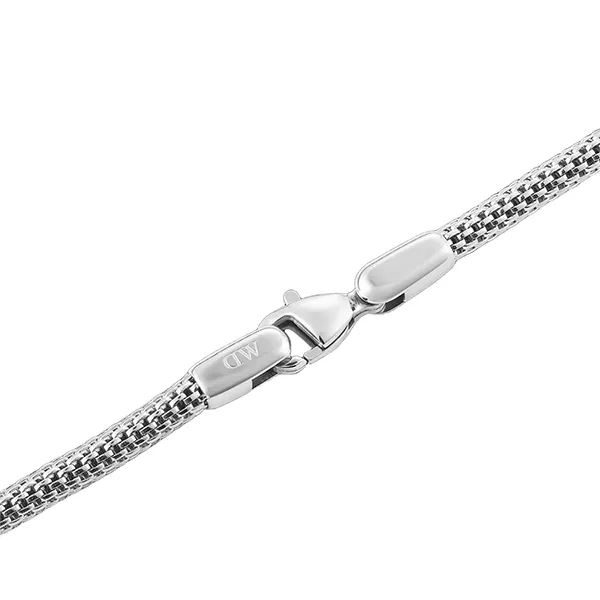 Vòng Đeo Tay Daniel Wellington Mesh Sterling 2.8 Màu Bạc 195mm