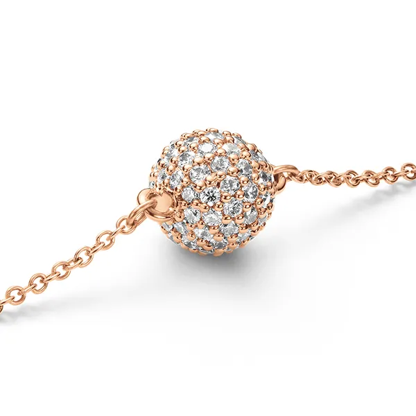 Vòng Đeo Tay Daniel Wellington Pavé Crystal Bracelet RG DW00400626 Màu Vàng Hồng