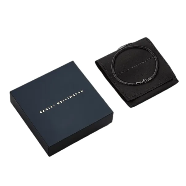 Vòng Đeo Tay Daniel Wellington Tide Mesh Bracelet Ashfield 2.8 Màu Đen 185mm