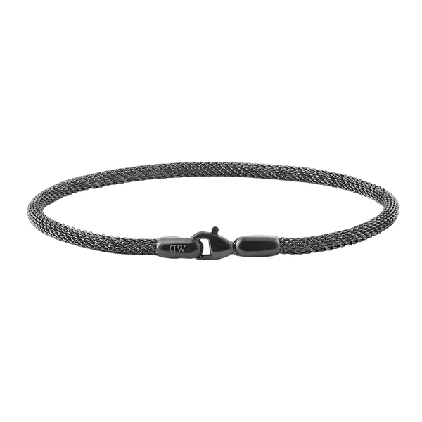 Vòng Đeo Tay Daniel Wellington Tide Mesh Bracelet Graphite 2.8 Màu Xám 195mm